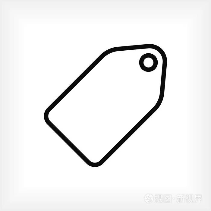 标签图标矢量插画-正版商用图片0c91yc-摄图新视界