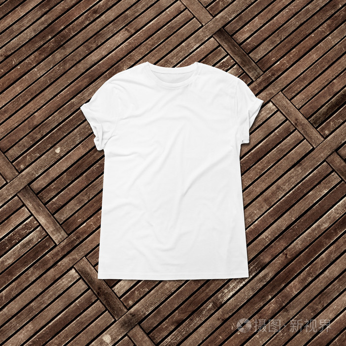 白色的空白t恤