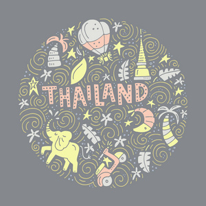 泰国符号与刻字