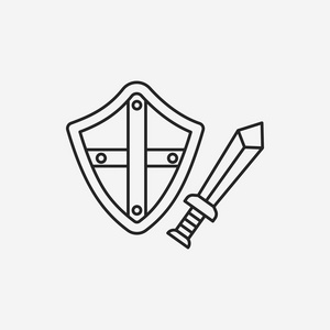 剑与盾标志图片-剑与盾标志素材-剑与盾标志插画-摄图新视界