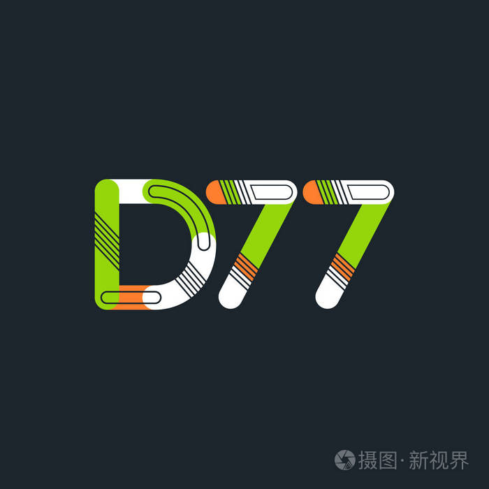 字母和数字标识d77