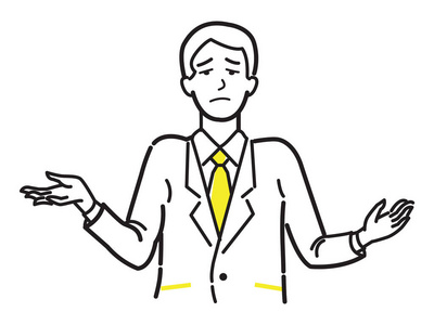 商人使耸肩肩上照片