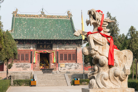 河南省2014 年 11 月 21 日 龙马兴旺寺。在洛阳，河南，中国著名的历史古迹