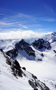 现场的谷铁力士雪山图片