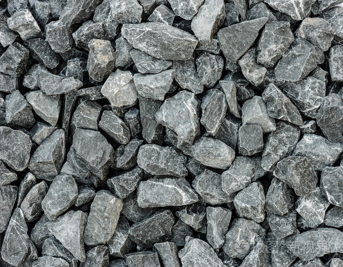 灰色花岗岩砾石背景混合混凝土