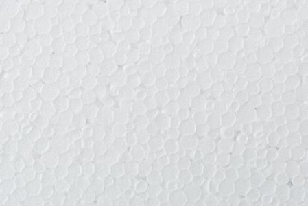 白色的发泡聚苯乙烯塑料表面的背景
