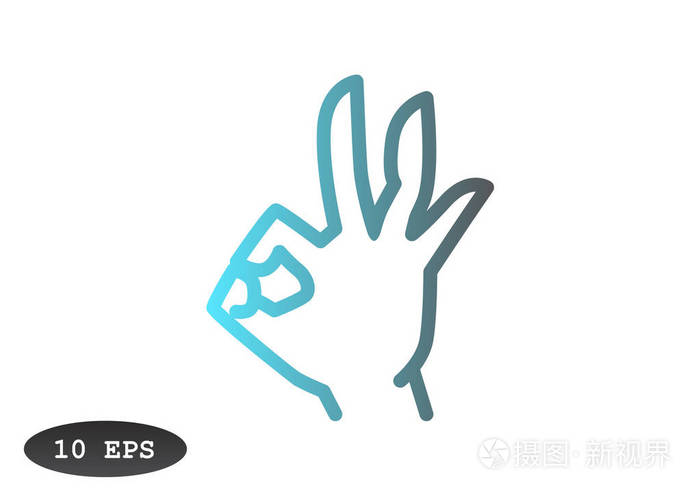 ok手势web图标