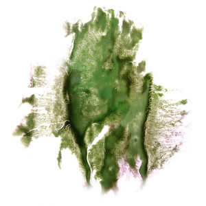 抽象暗绿色水彩手绘背景侮辱 Ro
