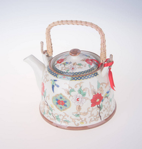 茶壶。中国茶壶。茶壶。中国茶壶的背景