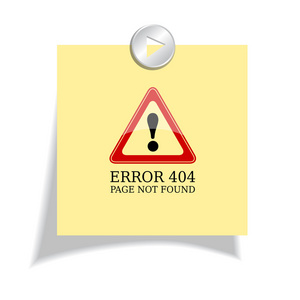 404 错误标志,页面未找到照片