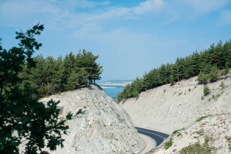 山道路景观