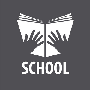 矢量标志打开的书在他的手打开书矢量打开的书的概念设计打开书本图标