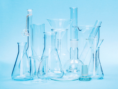 各实验室玻璃器皿照片