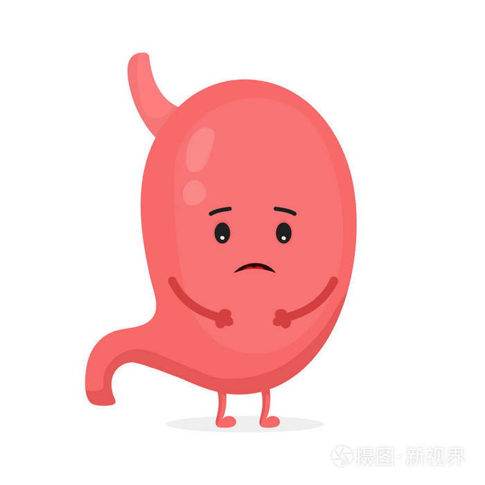 胃不舒服伤心字符