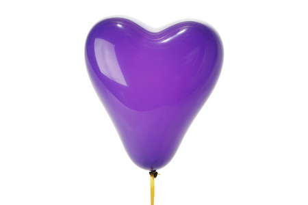 气球形状像一颗心