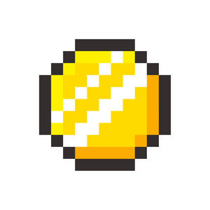 游戏金币像素艺术金币复古视频游戏照片