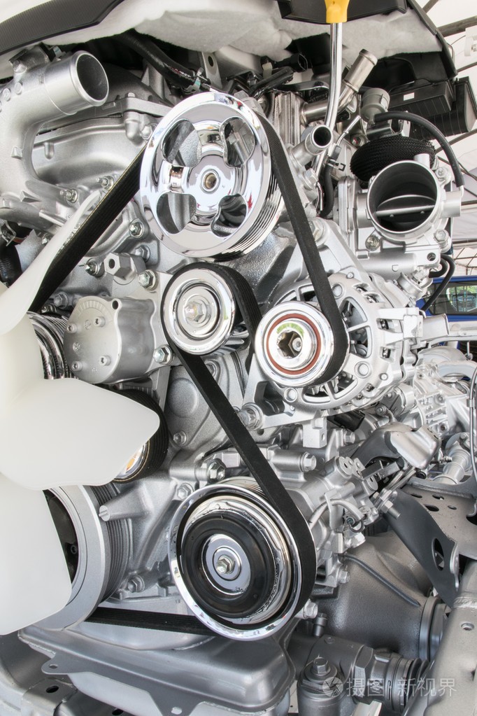 汽车引擎的一部分