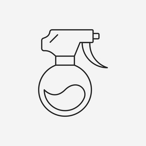 可编辑笔画洗涤剂衣服透明图标集