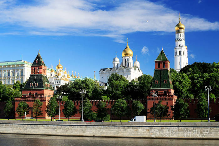 莫斯科克里姆林宫的视图