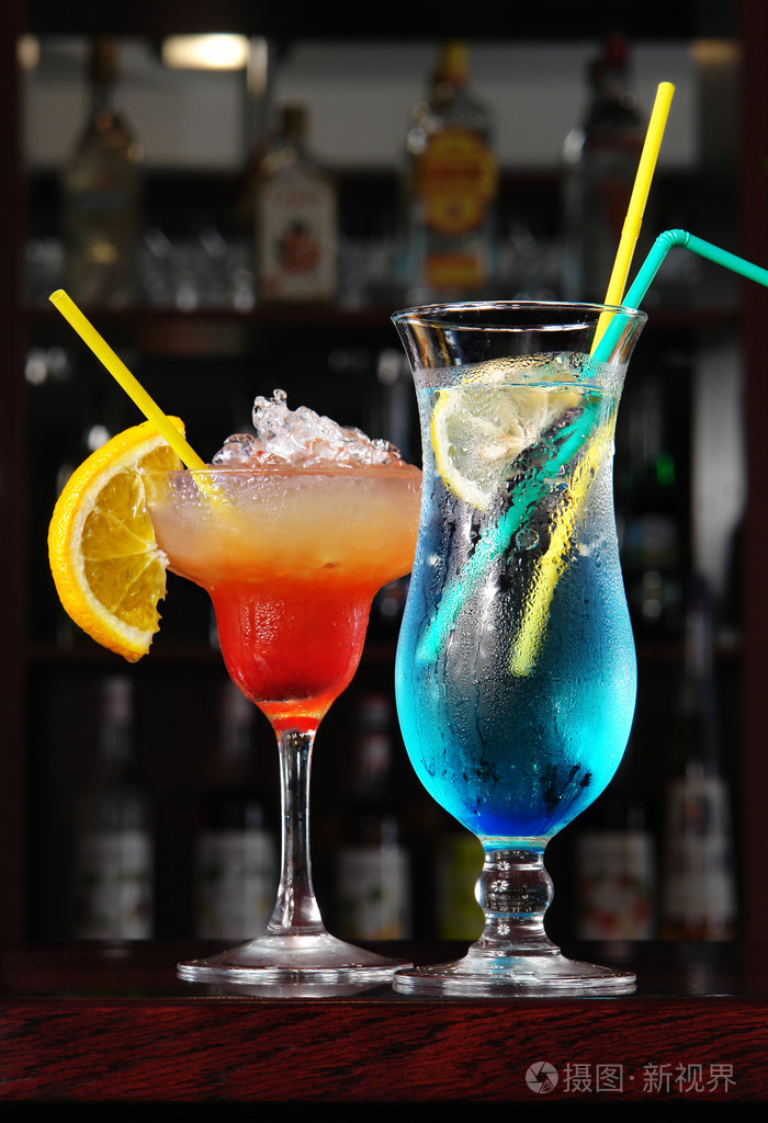 鸡尾酒酒吧背景