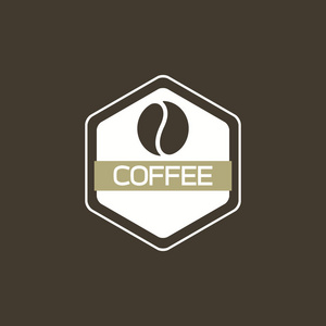 咖啡的标志图标矢量图