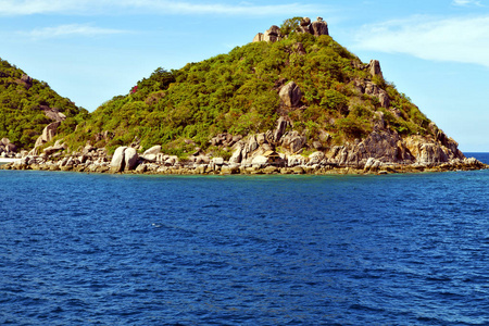 亚洲 kho 陶湾岛府船和海