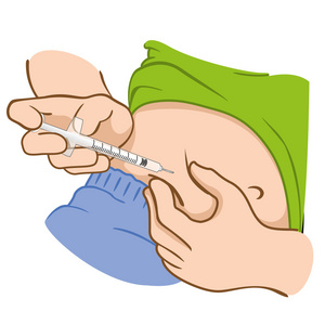 糖尿病调理图图的应用注射在肚子里一个人,可以是坦途 trabamento