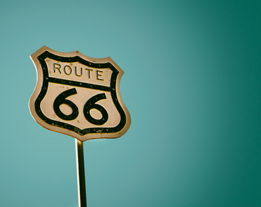 66 号公路历史美国道路标志