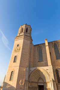 圣玛丽亚大教堂。赫罗纳，西班牙的加泰罗尼亚地区，布拉瓦海岸