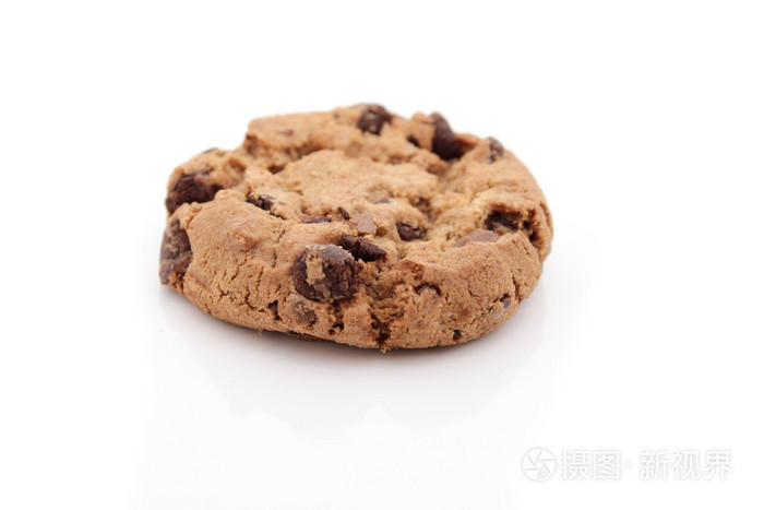 在白色背景上的cookie