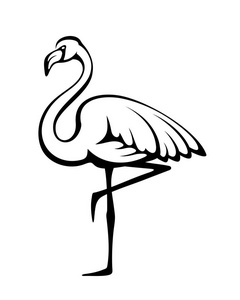火烈鸟的徽标图片