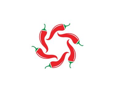 辣椒 logo 模板矢量图标插画设计照片
