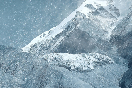 高山雪山, 风景如画的高山景观