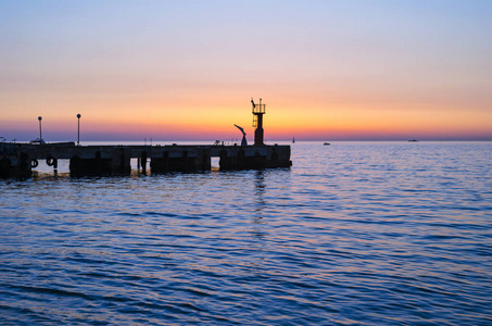 夜海码头