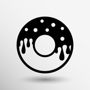甜甜圈设计标志图片