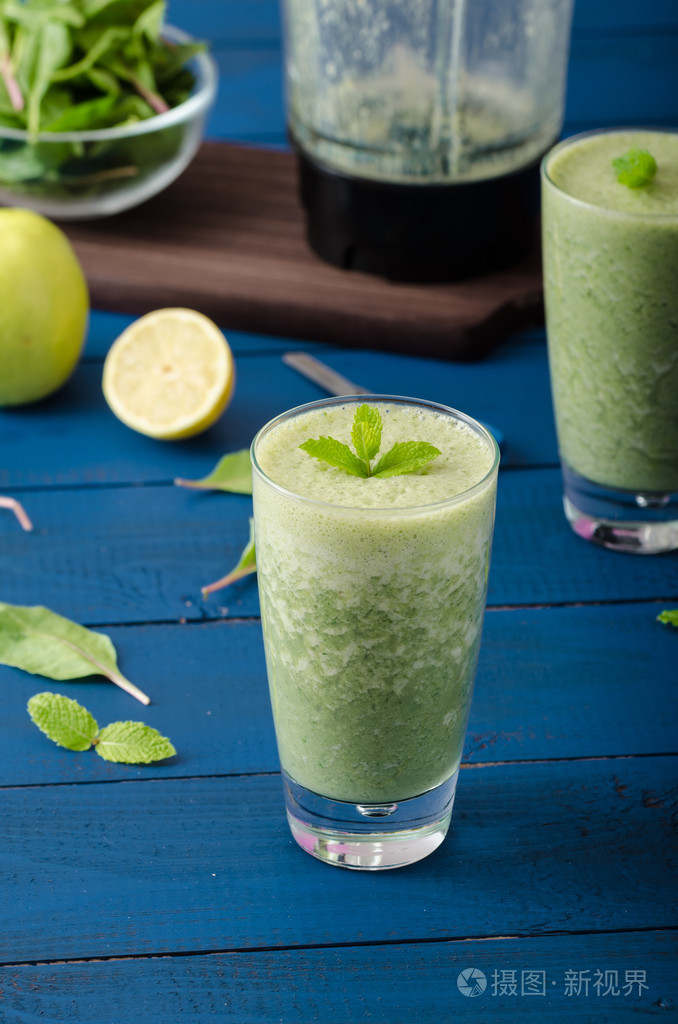 新鲜的香草奶昔