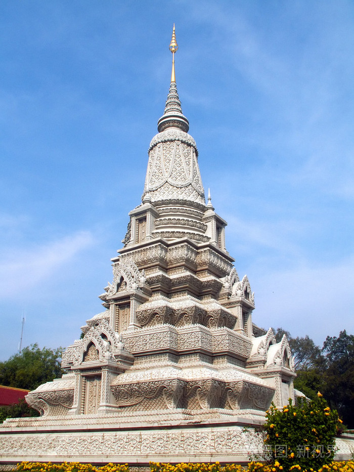 在柬埔寨的佛塔