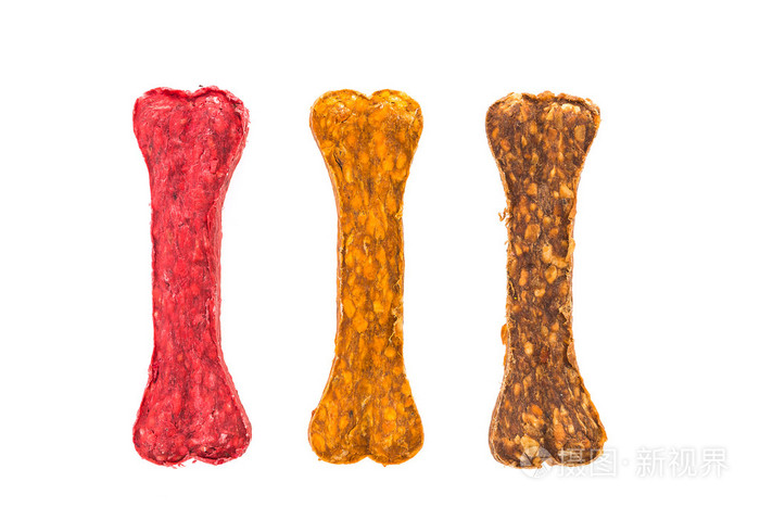 多彩的狗骨头食