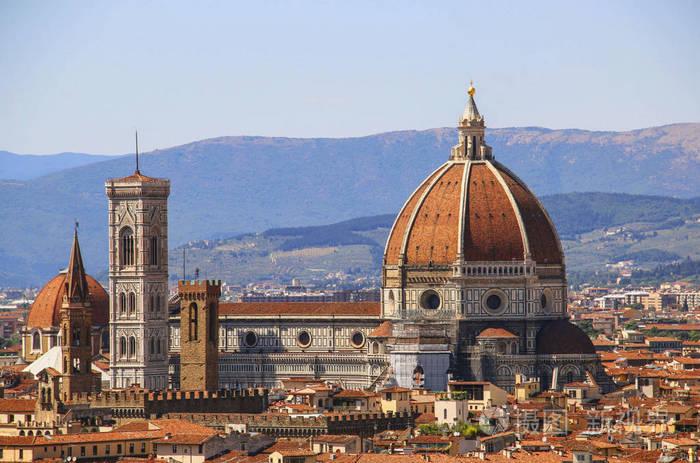 大教堂圣玛丽亚 del fiore 在佛罗伦萨,意大利