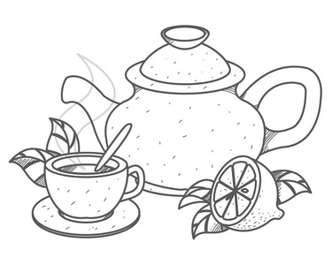 茶壶徽标图片-茶壶徽标素材-茶壶徽标插画-摄图新视界