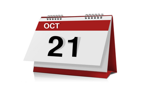 10 月 21 日桌面日历