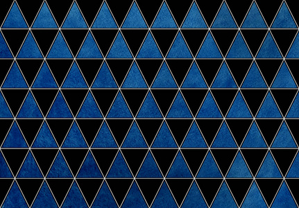 水彩的三角模式