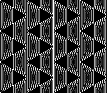 设计无缝单色梯形几何图案照片