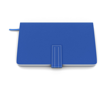 笔记的蓝色笔记本