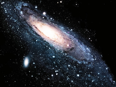 在宇宙中的星系的图像图片