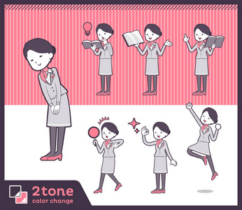 2tone 型机舱服务员 womenset 05