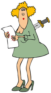 捅刀子女人在背后捅刀子照片