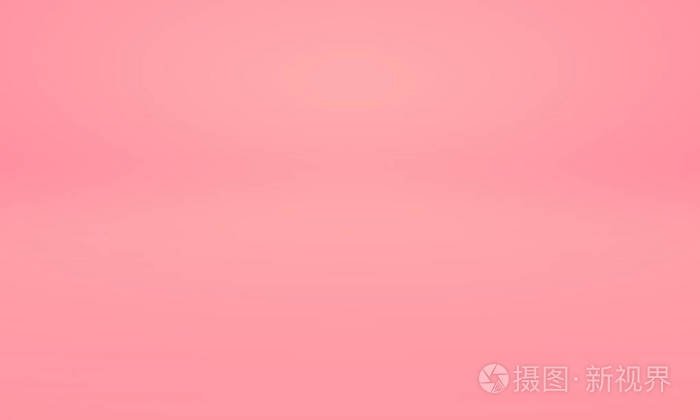 抽象空平滑淡粉色工作室背景用作产品展示横幅模板的蒙太奇