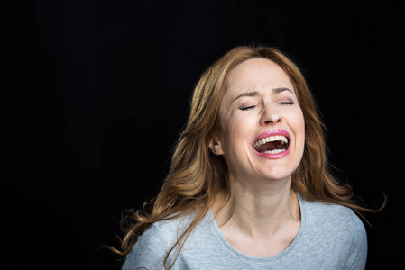 尖叫女人图片