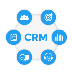 收益管理crm 图标, 客户关系管理照片